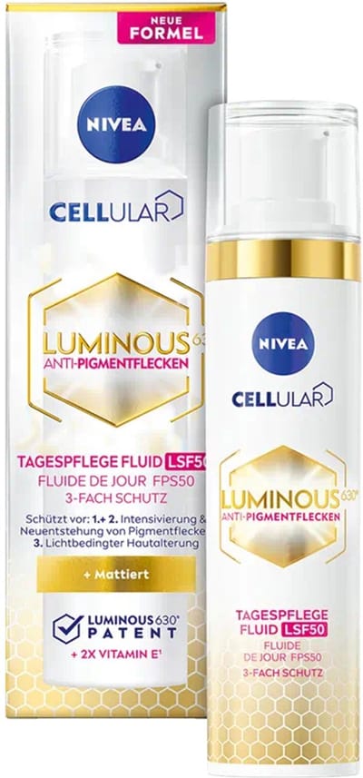 NIVEA Cellular Luminous Dagcrème Anti-Pigment SPF50 - Bescherming tegen Pigmentvlekken & Photo-aging - 40ml