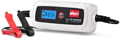 Elektronische Acculader - Batterijlader Onderhouder - Voertuig Accu Opladen - LCD Display - 6/12 V - Zwart