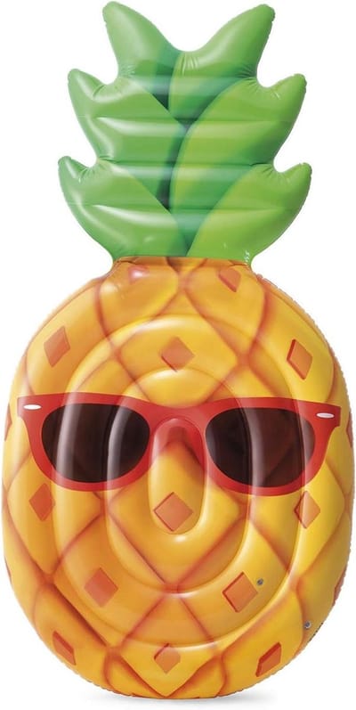 Luchtbed Mat - Opblaasbaar Zwembad - Zomerse Ontspanning - Uniek Vormgegeven - 216 x 107 cm - Ananas