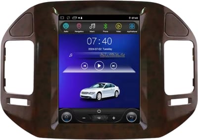 Autoradio met bluetooth - Carplay - Voor Mitsubishi Pajero V60, V68, V73 (1999-2006) - Geschikt voor Apple en Android - Stereo - Navigatie - Navigatiesysteem auto - 1GB 32GB