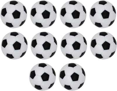 Tafelvoetbal Vervanging - Speelballen Set - Toernooi Spel - Duurzaam Hars Materiaal - 10 Stuks - Diverse Kleuren