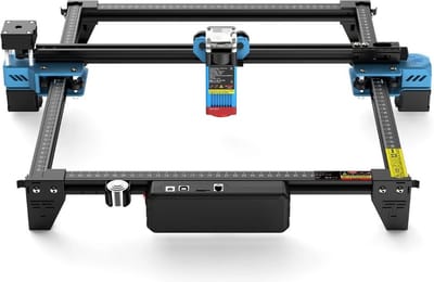 Laseer Graveermachine - Laser Cutter Makkelijk te Installeren - Graveermachine met App Bestuurbaar - Super Scherpe Laserfocus - Zwart