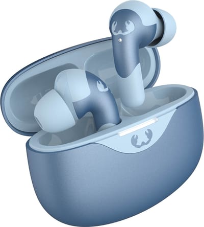 Fresh 'n Rebel Twins Ace – Draadloze Bluetooth Oordopjes met Active Noise Cancelling - IPX4 Waterdicht - 34 uur Speeltijd - Vivid Blue