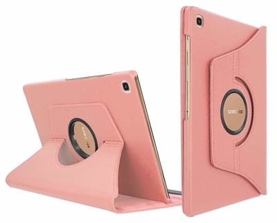 Hoes Geschikt voor Samsung Galaxy Tab S5e Draaibare Hoes - Ntech - Rose Goud