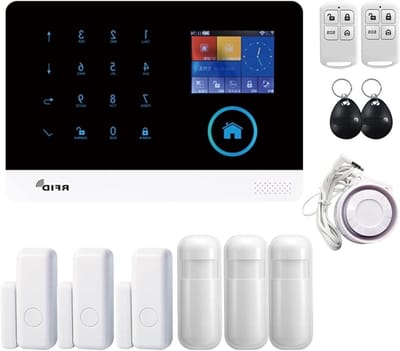 Draadloos Alarmsysteem - Huisbeveiliging Kit - Veilig Wonen - 4G GSM Connectiviteit - 25 x 25 x 25 mm - Set-C