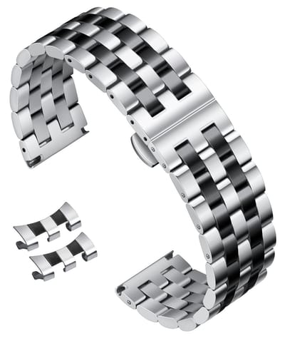 Allecto - Horlogeband - Vervangband - Geschikt voor mannen en vrouwen - 18mm 19mm 20mm 21mm 22mm 24mm - Luxe uitstraling - Waterdicht