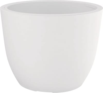 Bloempot Buiten Rond Conca Style 38cm WIT Nicoli