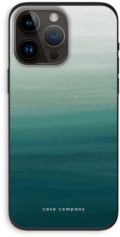 Case Company® - Hoesje geschikt voor iPhone 14 Pro Max hoesje - Ocean - Biologisch Afbreekbaar Telefoonhoesje - Bescherming alle Kanten en Schermrand