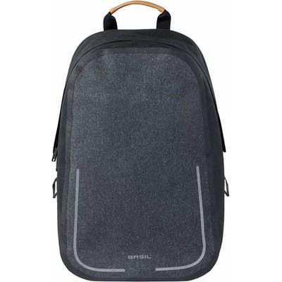 Basil Urban Dry Fietsrugzak - Enkele fietstas - Grijs - 18 Liter