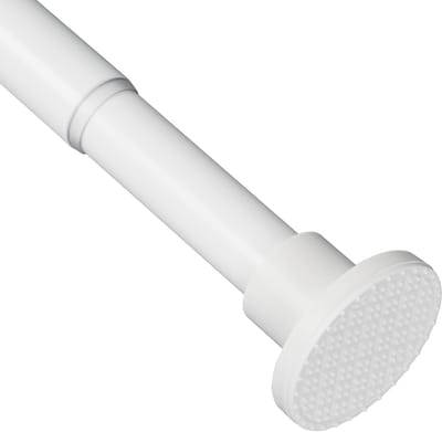 Dailygoods- Douchegordijnstang 70-255 cm - Uittrekbaar - Antislip - Roestvrij staal - Zonder boren - Eenvoudig te installeren - Spanstang