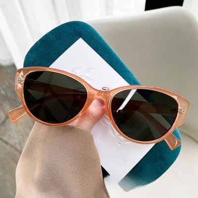 Kattenoog Montuur Hoge Kwaliteit Dames Zonnebril Xiaohongshu Douyin Online Influencer Persoonlijkheid Trendy Zonneklep Heren Zonnebril