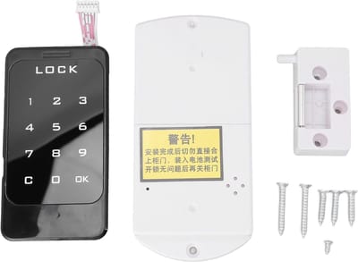 Digitaal Kastslot - Slim Slot Wachtwoord - Kasten Beveiligen - Vingerafdruk Ontgrendeling - 15 x 10 x 7 cm - Zwart