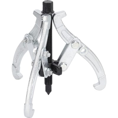 150mm 3-klauw trekker Koolstofstaal Spiraalvormige Stang Dubbel Gat Verwijderingsgereedschap voor Tandwielen Lagers Poelies white
