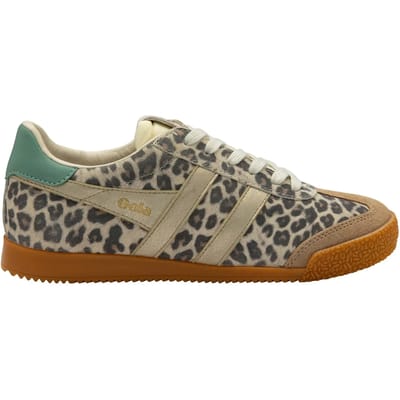 Gola Elan Safari - Damessneaker - Leopard-Licht-Karamel-Goud-Groen-Mist