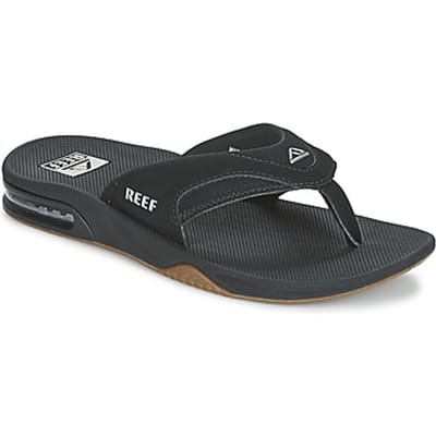 REEF Fanning teenslippers zwart - Maat 39