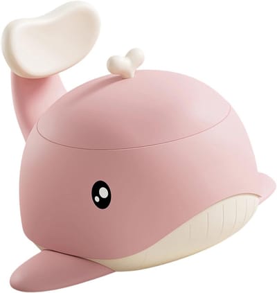 Baby Trainingspotje - Kinder Toilet - Zindelijkheidstraining - Leuke Walvisvorm - 34 x 28 cm - Blauw