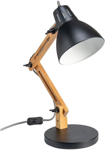 Luxus Europe - Bureaulamp Robbie Zwart - Leeslamp - Bureauverlichting voor Thuis en Kantoor