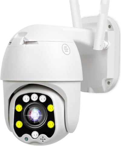 Beveiligingscamera - IP Camera - Huis Bewaken - 5MP Super HD - 30m Nachtzicht - Wit