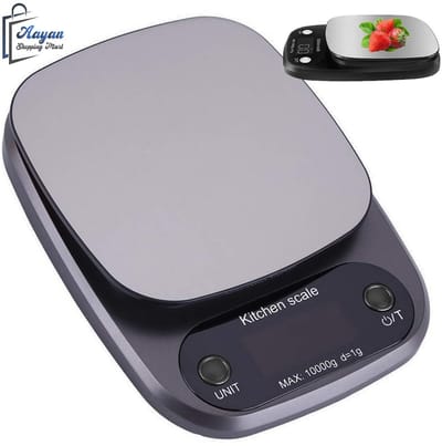 keukenweegschaal digitaal – nauwkeurig en betrouwbaar 10 kg capaciteit – precisie weegschaal – keuken weegschaal – keukenweegschaal oplaadbaar - 61306