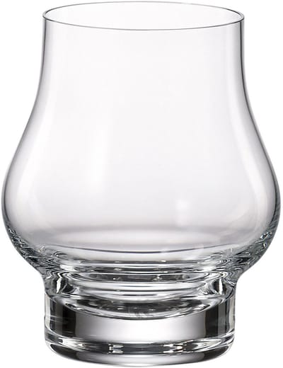 4x Chique crystal glas voor rum, brandy, cognac of whisky MAJOR - van BOHEMIA KRISTAL - luxe likeurglas voor sterk drank - set 4 stuks