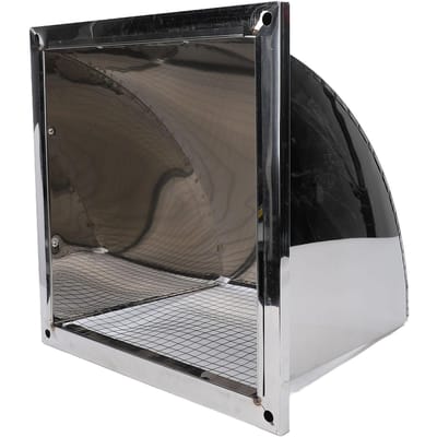 Ventilatierooster 304 Roestvrij Staal Regenbestendig Winddicht Afzuigkap Ventilatiedeksel voor Buiten