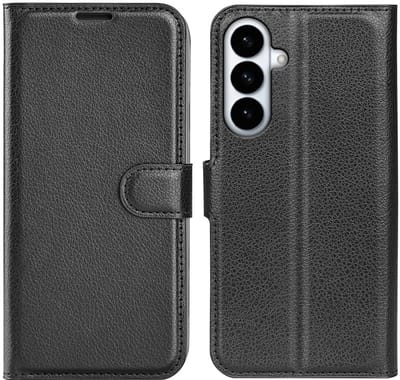 Coverup Hoesje - Geschikt voor Samsung Galaxy S26 Plus Hoesje - Coverup Book Case - Zwart