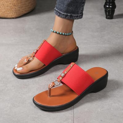 Slippers Clipteen Dames Hakken Schoenen Sleehakken Sandalen Platform Casual Slippers 43