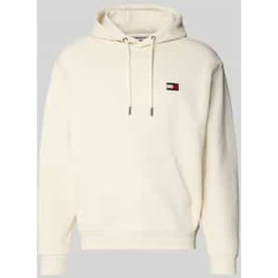 Tommy Hilfiger Flag Hoody Ivory Petal Taglia: S | Felpe con cappuccio Outlet | Uomo | Bianco