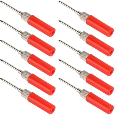 10pcs Broches de Test 2mm Aiguille Perforante Isolante Non Destructive Sonde de Test Multimètre pour Diagnostic Automobile