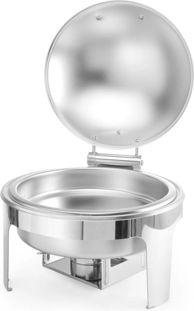 HENDI Ronde chafing dish – satin finish – 6L – Profi Line – roestvast staal – 465x420x320 mm