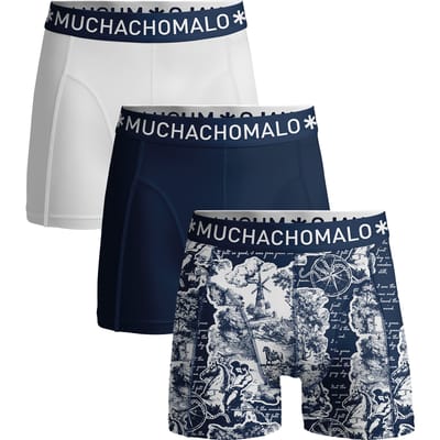 Muchachomalo Boxershort heren – 3 Pack – 95% Katoen – Heren Ondergoed – Kleding – Stevig Ondergoed – Onderbroeken Heren
