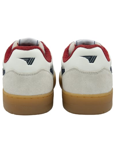 Gola Eagle '86 - Herensneaker - Wit-Zwart-Diep-Rood-Gum