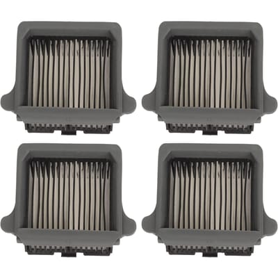 4 STUKS Stofzuiger Vloerreiniger Filters Herbruikbaar Eenvoudig te Installeren Stofzuigeraccessoire Nat Droog Stofzuiger gray