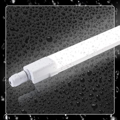 NETTLIFE Plafondlamp LED - Vochtbestendige lamp - 120 cm - IP65 Plafondverlichting - Lang Werklamp - 1xLED TL - 36 W - Neutraal wit Licht 4000 K - voor Badkamer | Garage | Werkplaats | Keuken
