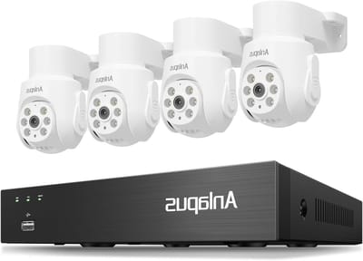Bewakingscamera Systeem - Beveiligingscamera Kit - Huis Beveiligen - Slimme Persoonsdetectie - 8 Kanaals - Zwart