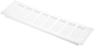Ventilatieroosters Aluminium - Louvered Vent - Kast Ventilatie - Gestreept Gat Ontwerp - 350x100mm - Zilver