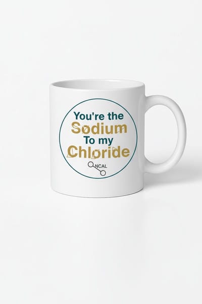Chemie Liefde Mok | Grappige Natriumchloride NaCl Mok | Perfect Cadeau voor Wetenschappers & Partners