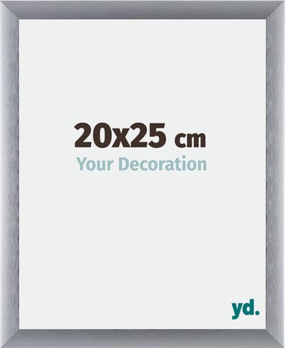 Your Decoration - Fotolijst 20x25 cm - Aluminium - Zilver Geborsteld - Tucson