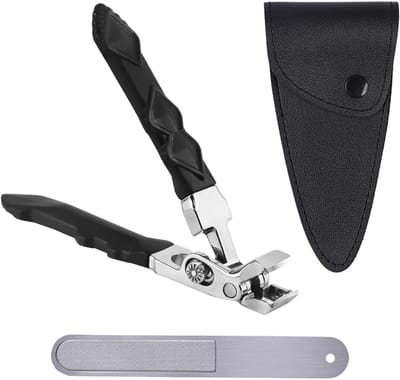 Allecto Plus - Nagelknipser voor senioren Set van 3 Bevelled Edge