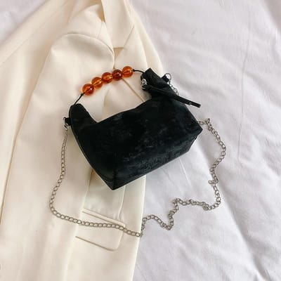 Kleine Tas High-end Parel Handtas Tas Dames Nieuw Mini Ketting Eénschouder Crossbody Kleine Tas Dumplings