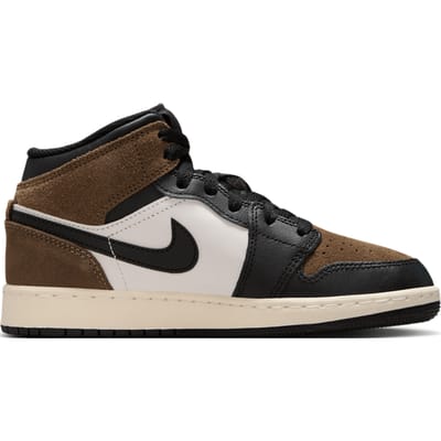 Jordan Aj1 Mid Kindersneakers - Zwart - Maat 36 - Leer