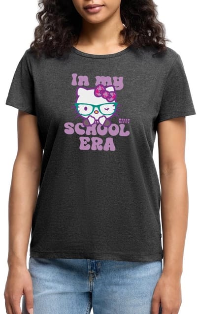 Hello Kitty Met Bril In My School Era Premium T Shirt Dames