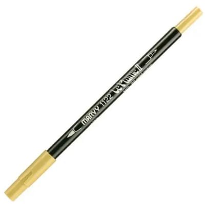Marvy - Le Plume II - double sided watercolor marker - N°23 golden ochre