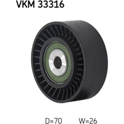 Rondsel/geleiderpoelie, V-riem SKF VKM 33316