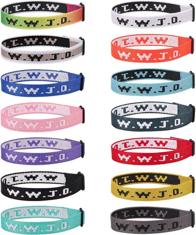 VANDAAG VERZONDEN - Armbanden - Set 14 STUKS - WWJD - Christelijk - Jezus Jesus