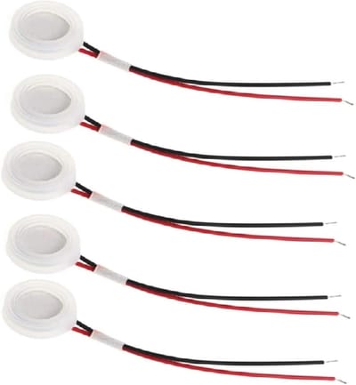 Ultrasone Vernevelaar Transducer - Bevochtiger Onderdelen - Lucht Bevochtigen - 17 MHz Frequentie - 16 mm - Zilver