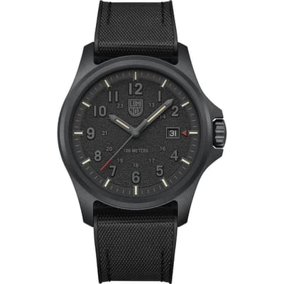 Montre Homme Luminox Atacama Field Urban Adventure Bracelet Caoutchouc Cadran Noir Quartz XL.1961 100M noir