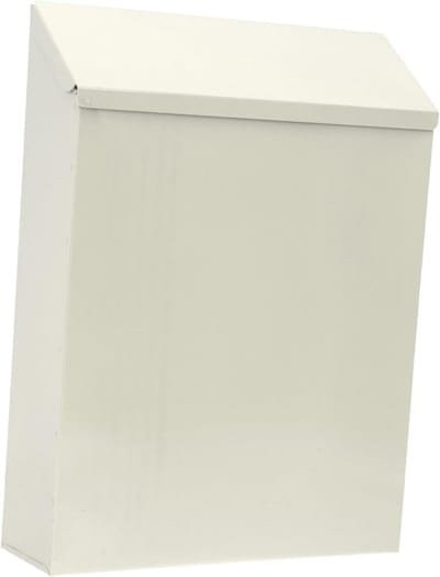 Wandmontage Postbak - Brievenbus Decoratie - Briefpost Ontvangen - Waterdicht Ontwerp - 29.5 x 21.8 x 6 cm - Wit