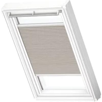 Velux Manueel Verduisterend Plisségordijn Fhc Ck02 1171swl Donkerzand White Line