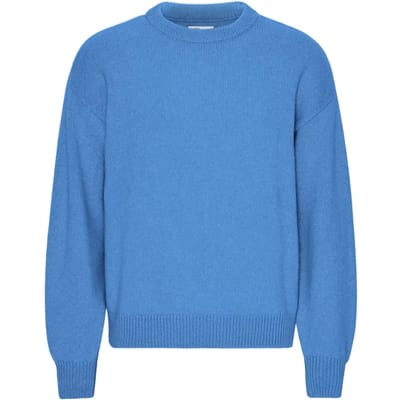 Trui met oversized ronde hals Colorful Standard Pacific Blue